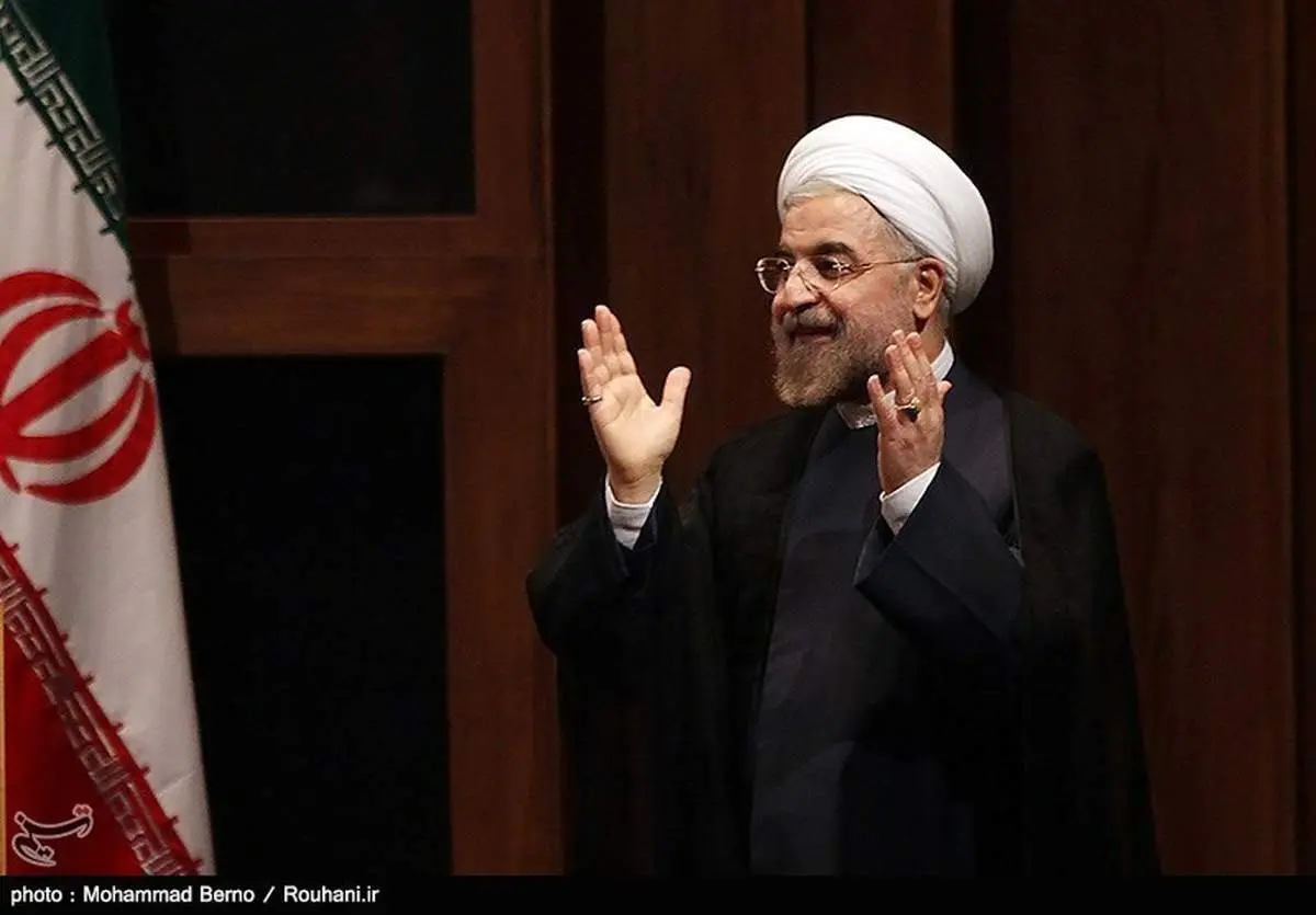 حواشی اولین سخنرانی رسمی روحانی/ تصاویر