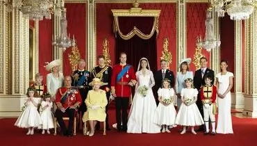 عکس/ خانواده پادشاهی بریتانیا