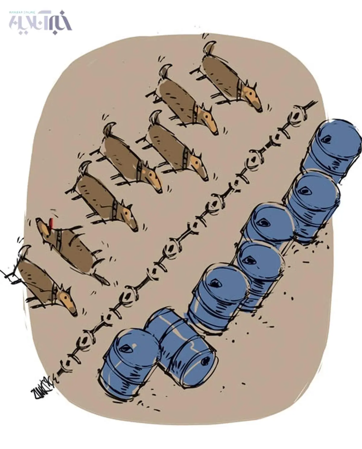 کاریکاتور/ تحریم سگی!