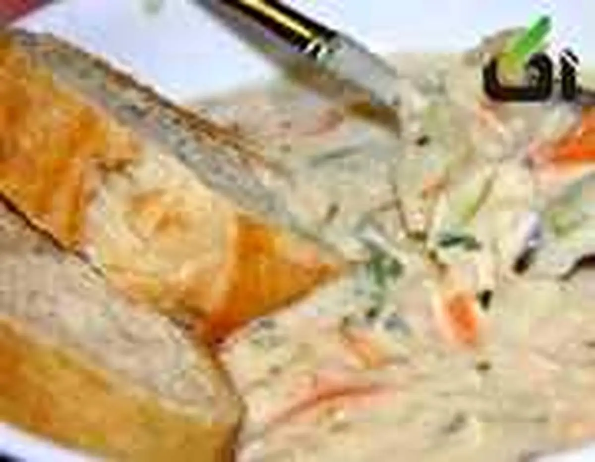 طرز تهیه سوپ برنج خامهای