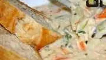 طرز تهیه سوپ برنج خامه‌ای