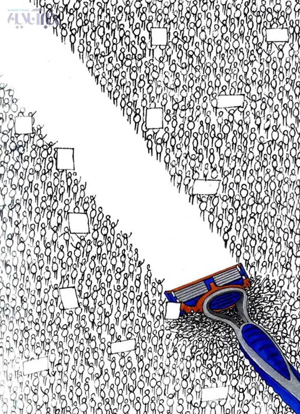 کاریکاتور/ ژیلت مصری!