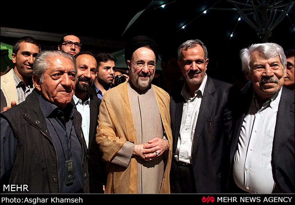 عکس/ خاتمی در کنار اصغر فرهادی