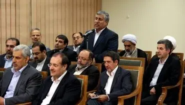 عکس/ مشایی در دیدار هیات‌دولت با رهبری