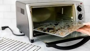 آموزش ترفند‌های کاربردی تمیز کردن چربی داخل توستر