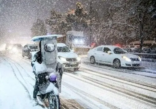 آخرین اخبار هواشناسی در تهران: بارش برف همراه با وزش باد شدید