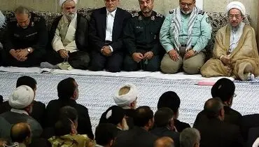 عکس/ عارف در کنار فرمانده کل سپاه