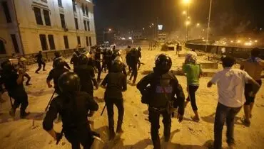 عکس/ درگیری هواداران محمد مرسی با پلیس