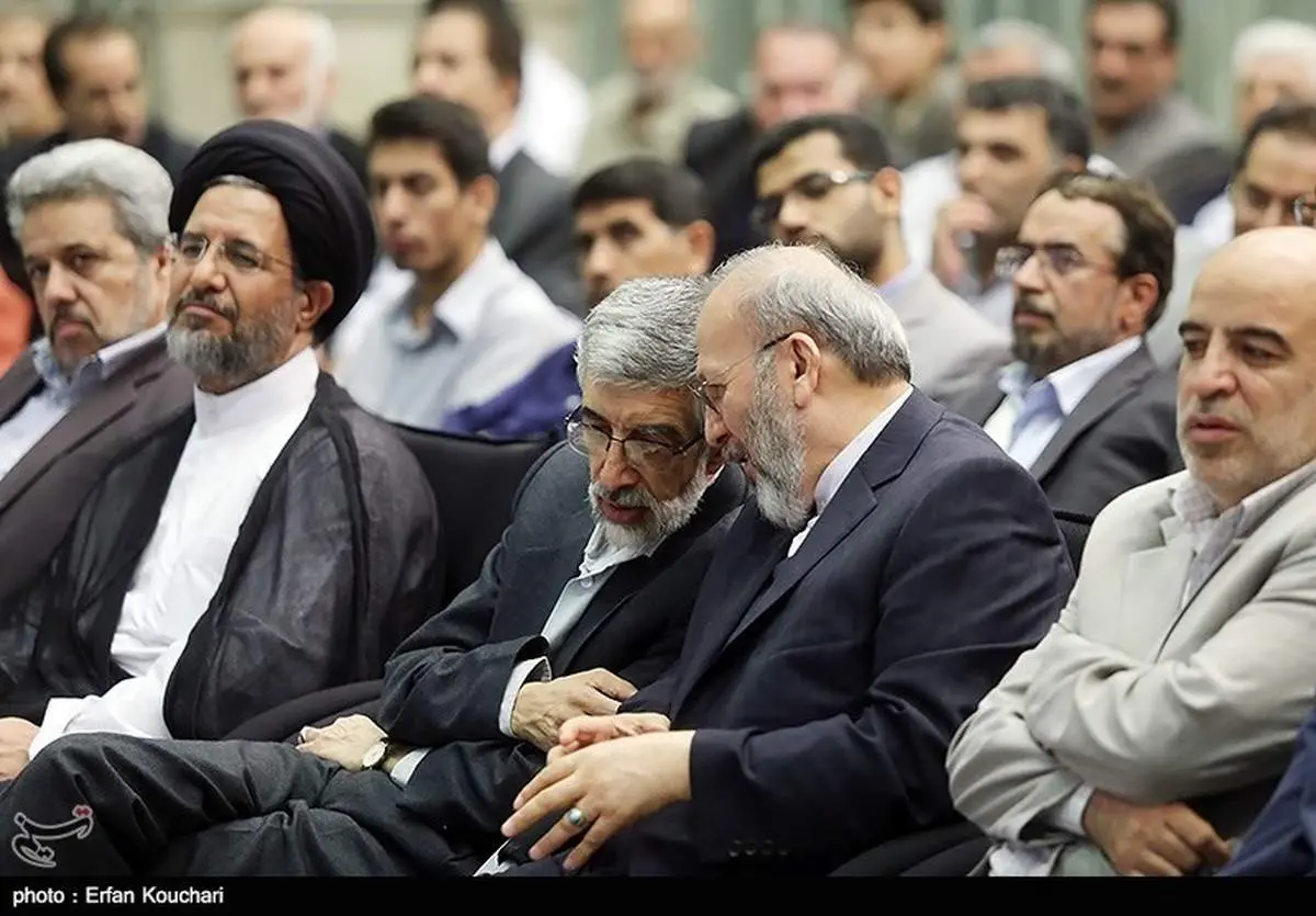 در گوشی های حداد-متکی در یک مراسم/ تصاویر