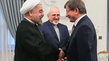 عکس/خوش و بش داووداغلو با روحانی