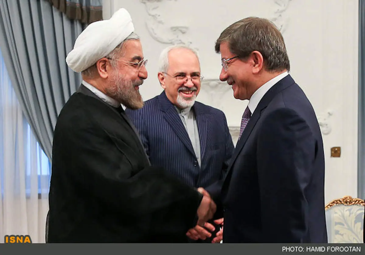 عکس/خوش و بش داووداغلو با روحانی