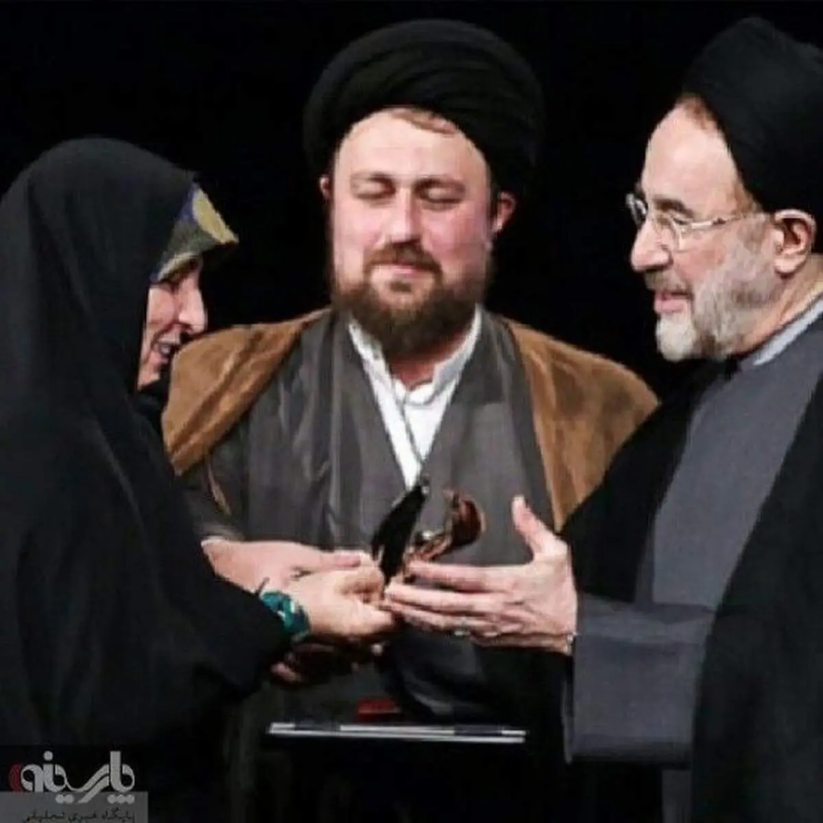 عکس: همسر سید احمد خمینی و مادر سید حسن خمینی