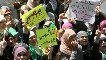 سرکوب تظاهرات فلسطینیان مخالف اسد و السیسی
