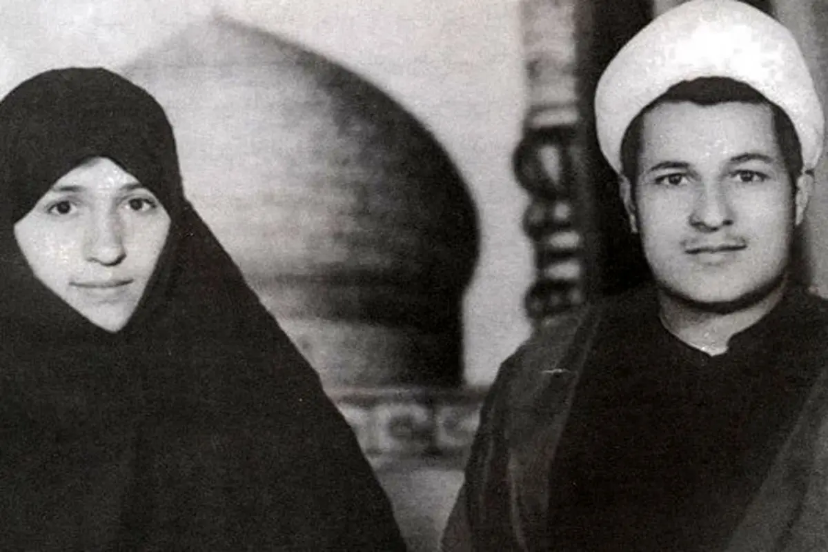 عکس/ هاشمی رفسنجانی و همسرش در روزهای جوانی