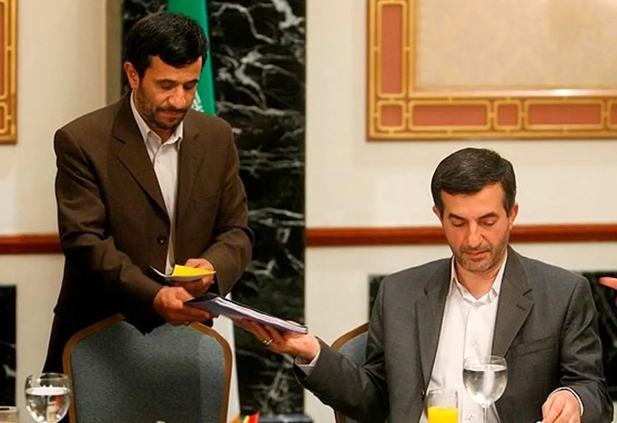 عکس جالبی از احمدی نژاد و مشایی