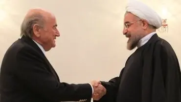 روحانی در دیدار بلاتر: ایران آمادگی برگزاری جام ملت‌های فوتبال و جام جهانی فوتسال را دارد