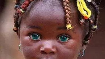 عکس/ چشمان زیبای یک دختر