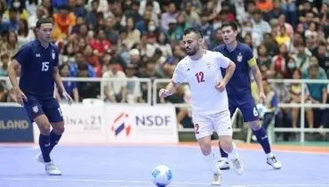تیم ملی فوتسال ایران نایب قهرمان شد