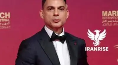 پیمان معادی معذب در کنار خانم ونزدی محبوب/ویدیو 