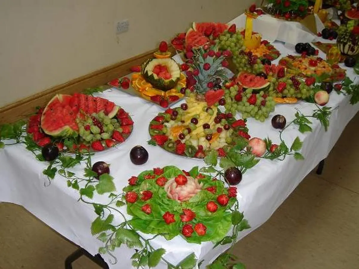 عکس/ تزئین بسیار زیبای سفره شب یلدا