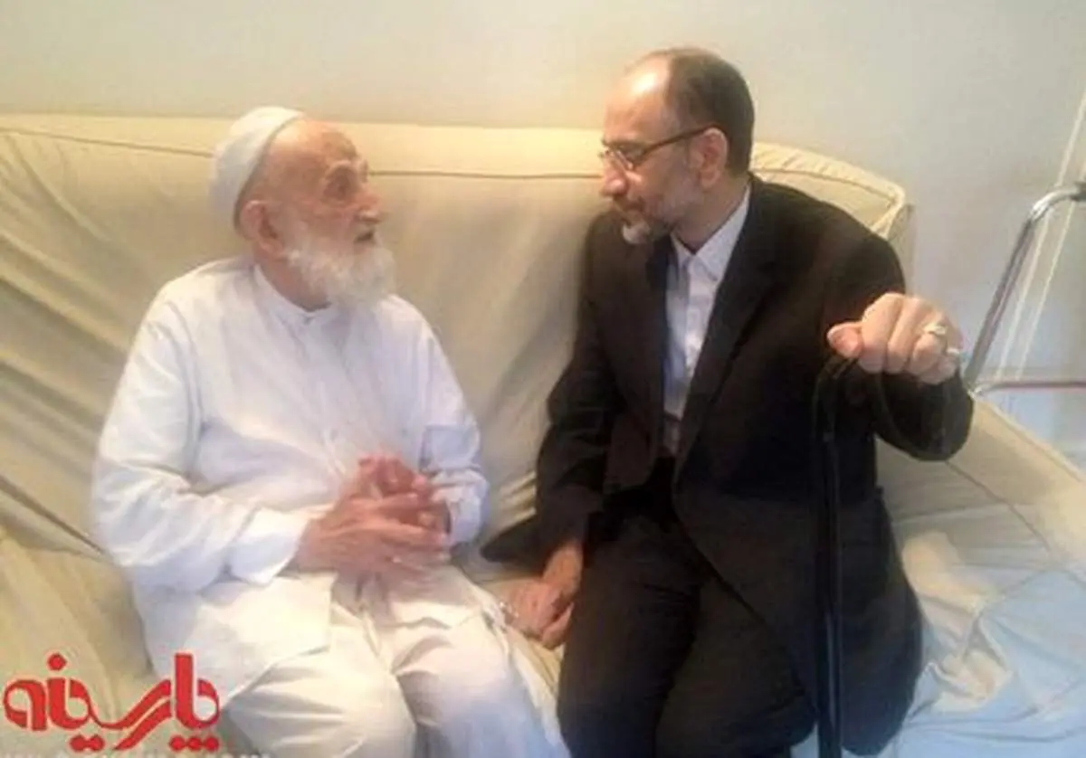 عکس: دیدار مهدی خزعلی با پدر