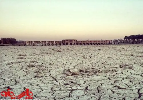 نمایی دل انگیز از زاینده رود زیبا