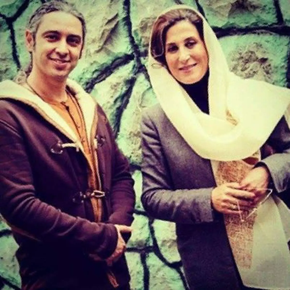 عکس/ فاطمه معتمد آریا در کنار مازبار فلاحی