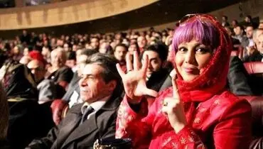 عکس/ کری خونی بهنوش بختیاری در جشن پرسپولیس