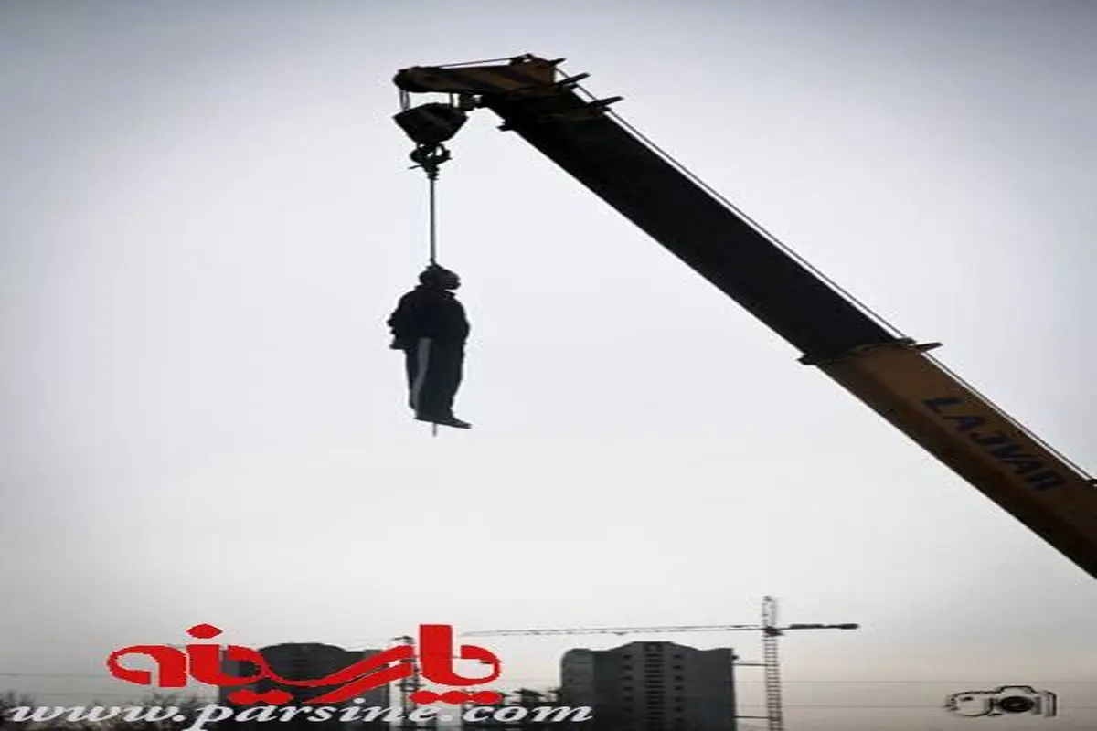 عکس: اعدام یک قاچاقچی در قزوین