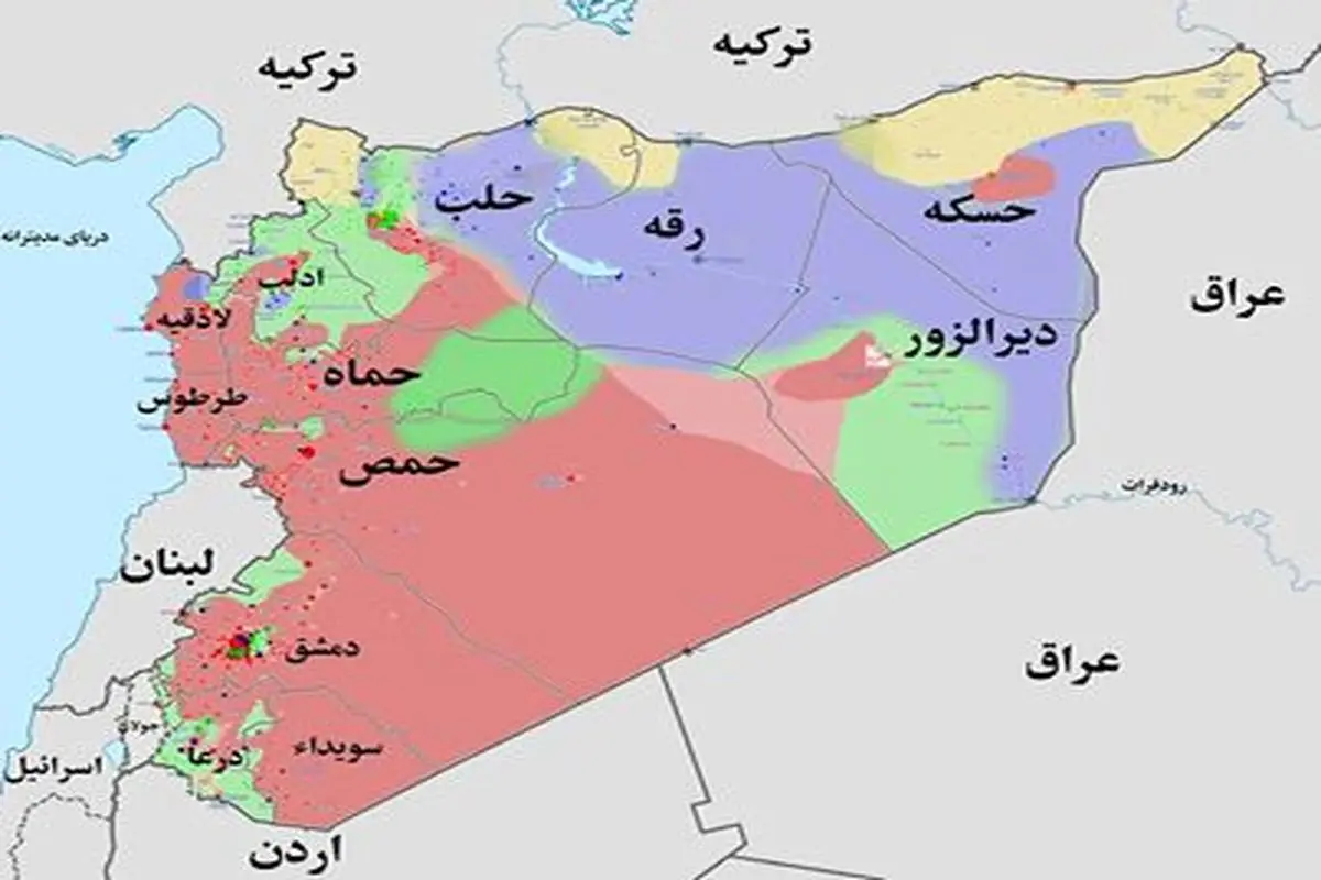 چه مناطقی از سوریه تحت کنترل القاعده است؟