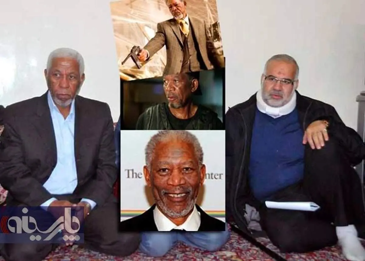 عکس: شباهت عجیب دوست حبیب کاشانی با بازیگر آمریکایی!