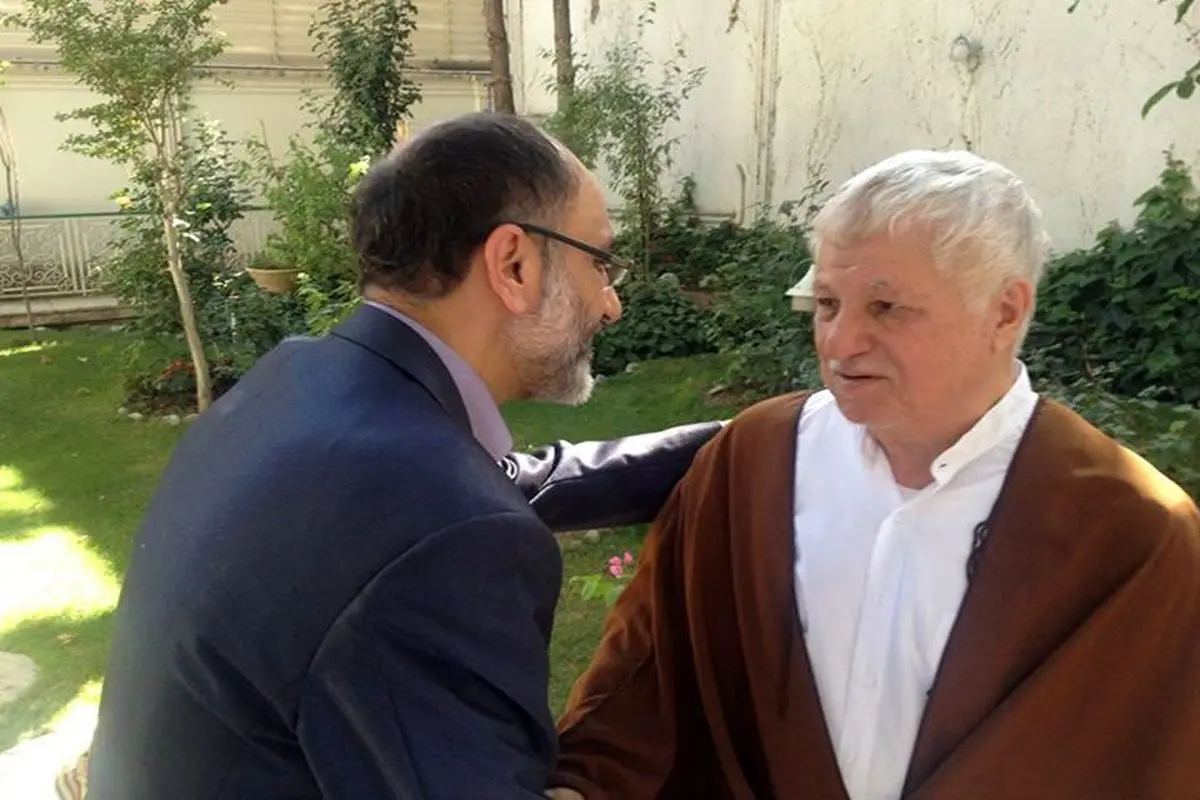 عکس: دیدار مهدی خزعلی با اکبر هاشمی رفسنجانی