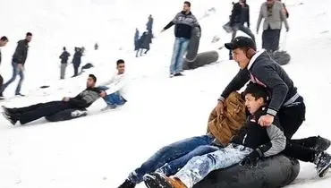 عکس/ خطرناکترین ورزش روزهای برفی