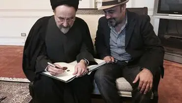 عطاران به دیدار خاتمی رفت +عکس