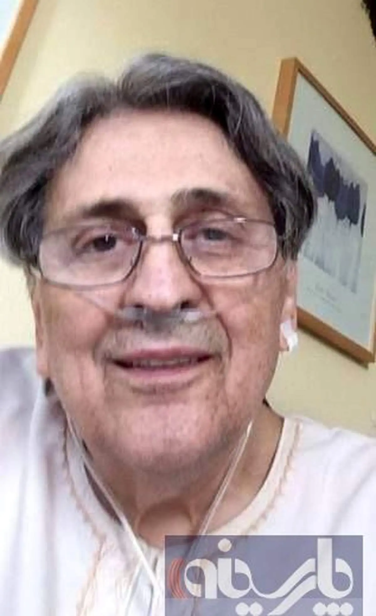 عکس:صادق طباطبایی در بستر بیماری