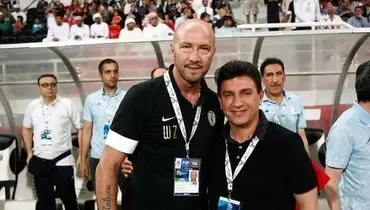 عکس یادگاری قلعه‌نویی با والتر زنگا