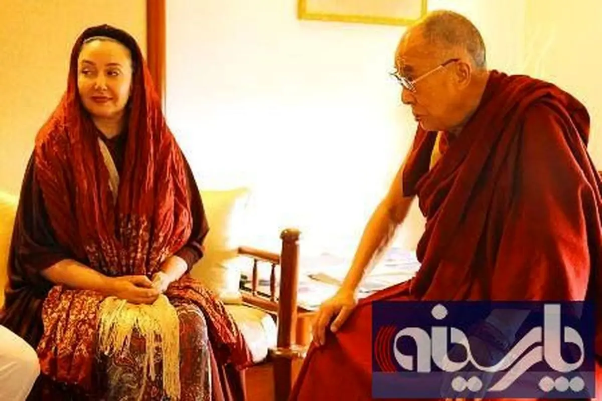 عکس:دیدار کتایون ریاحی با دالایی لاما