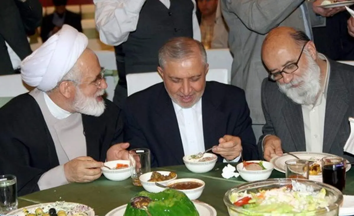 عکس/ کروبی و جاسبی در یک عروسی