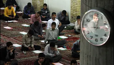 عکس/ آزمون ورودی حوزه علمیه