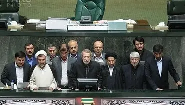 مراسم تحلیف در مجلس/عکس