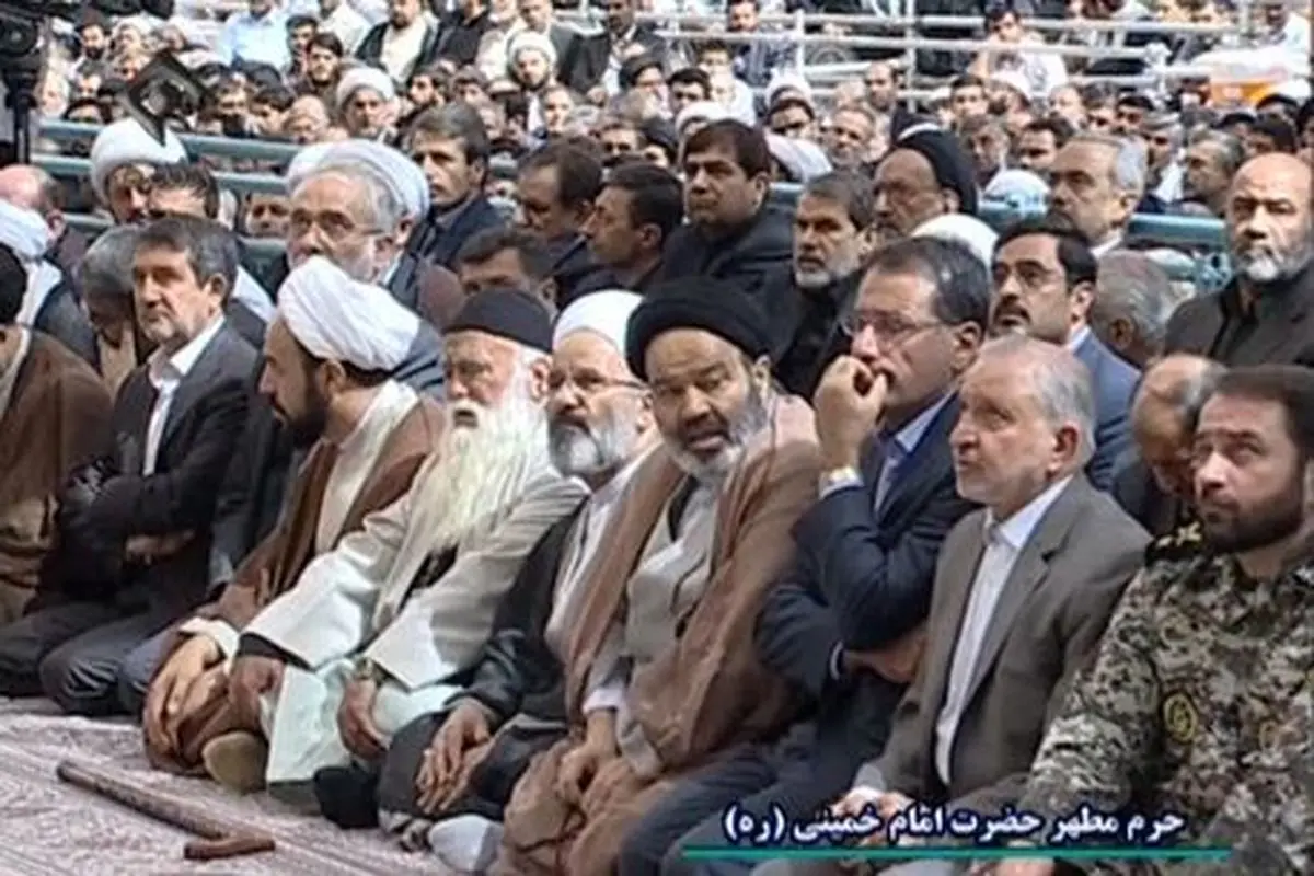 عکس:سعید مرتضوی در مراسم ارتحال امام خمینی