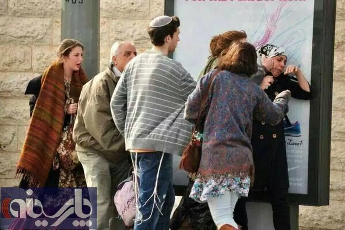 زن فلسطینی در محاصره اسرائیلی ها