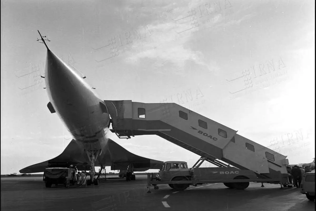 عکس/ورود اولین هواپیمای کنکورد به تهران