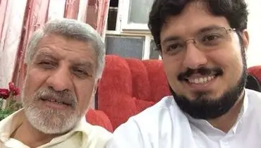 عکس: حاج صادق آهنگران و پسرش