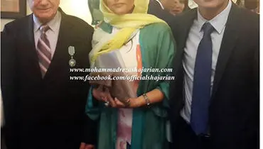 عکس/ شجریان به همراه همسر و فرزندش