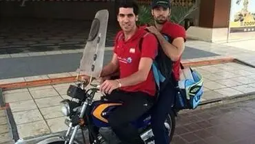 وسيله نقليه ٢ ملي پوش واليبال ايران!