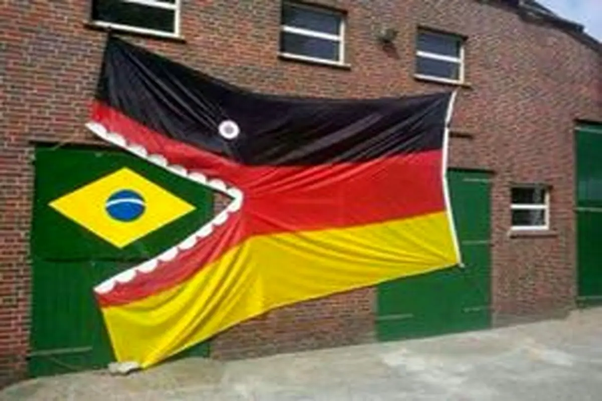 عکس:آلمان برزیل را بلعید!