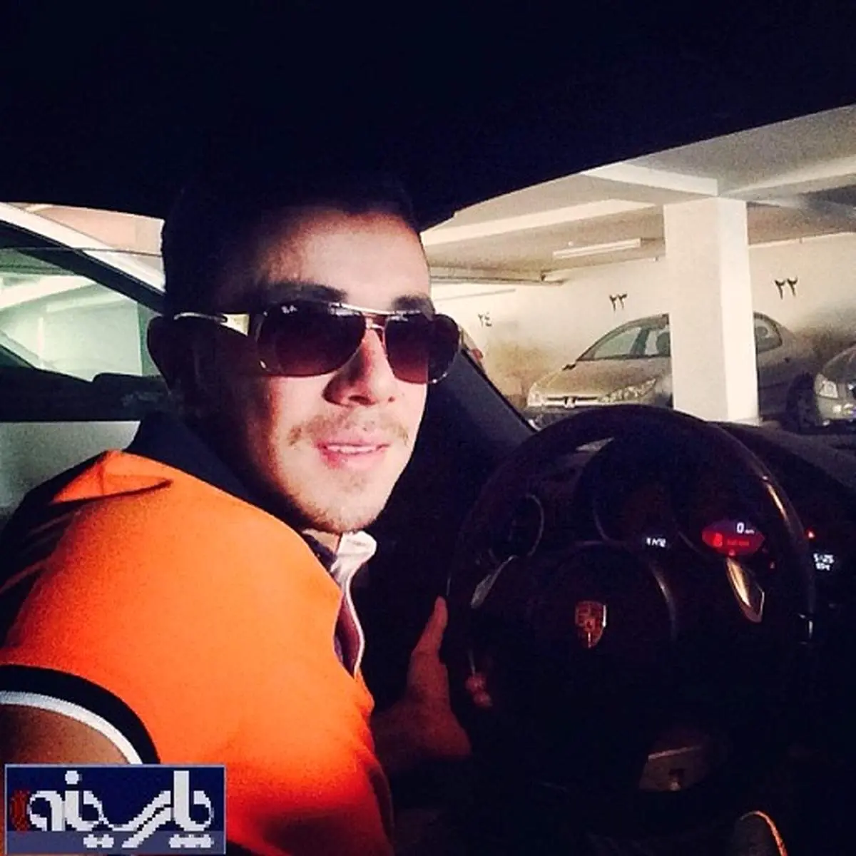 عکس / پسر قلعه نوعی پشت فرمان ماشین چند صد ملیونی