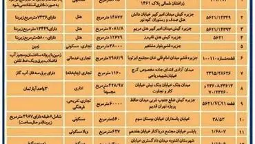 آگهی فروش اموال بابک زنجانی