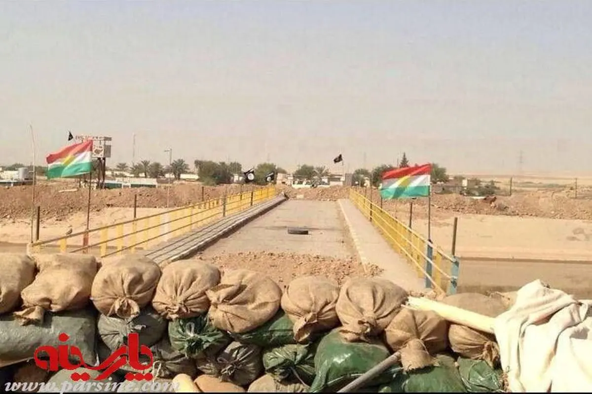 عکس:مرز رسمی کردستان عراق و حکومت داعش!